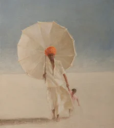 Mann und Kind I, 2010 (Acryl auf Leinwand)